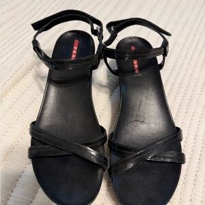 Prada Women's Elegant Black Sandals